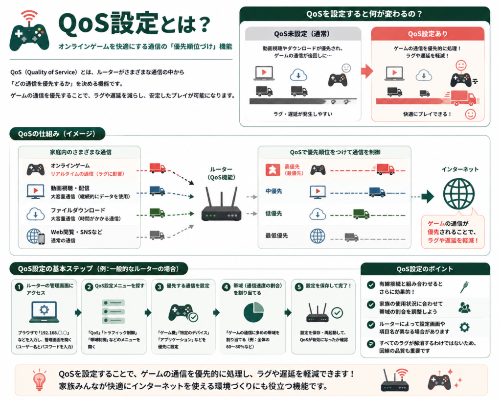Qos設定とは？
