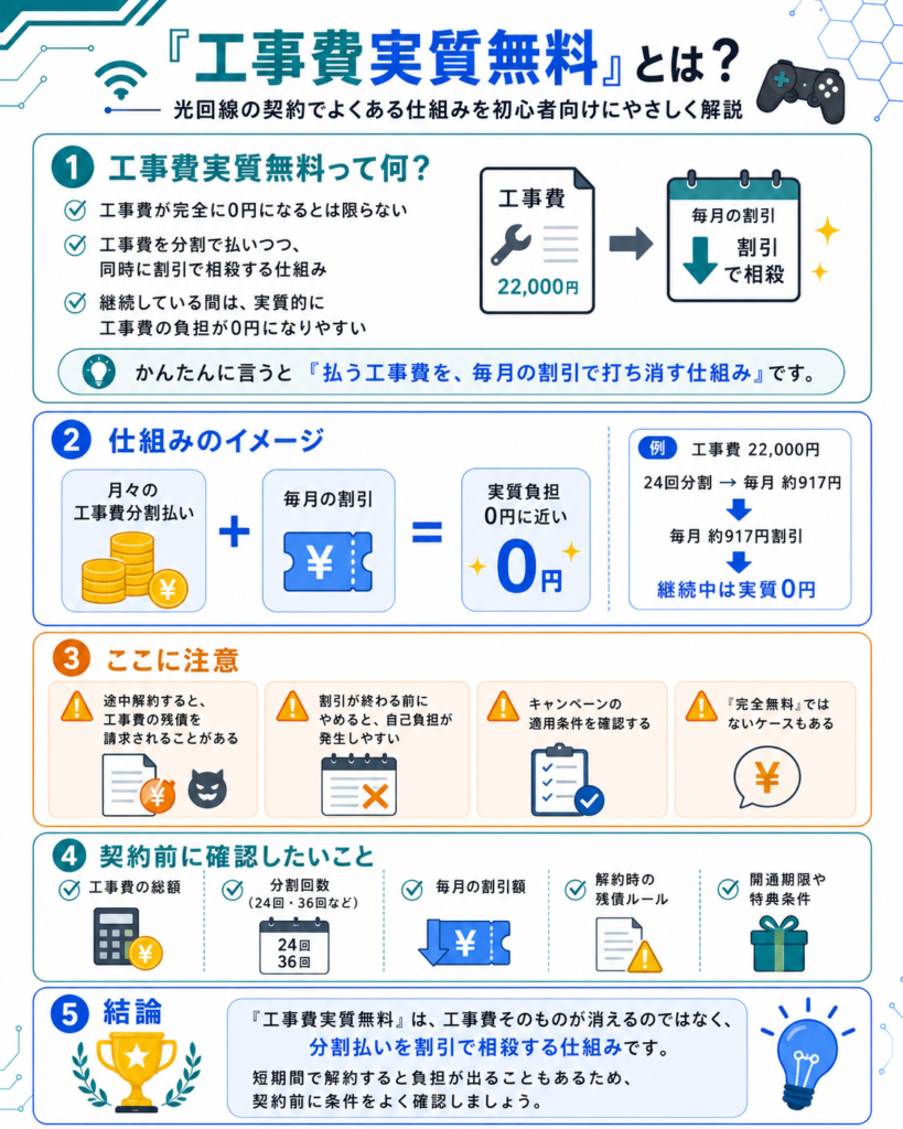 工事費実質無料