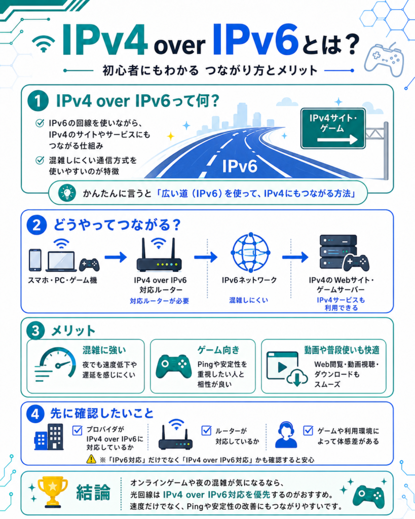ipv4 over ipv6とは