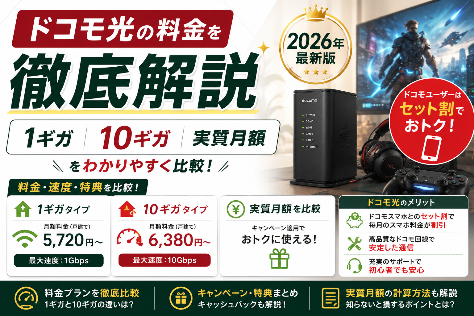 ドコモ光料金