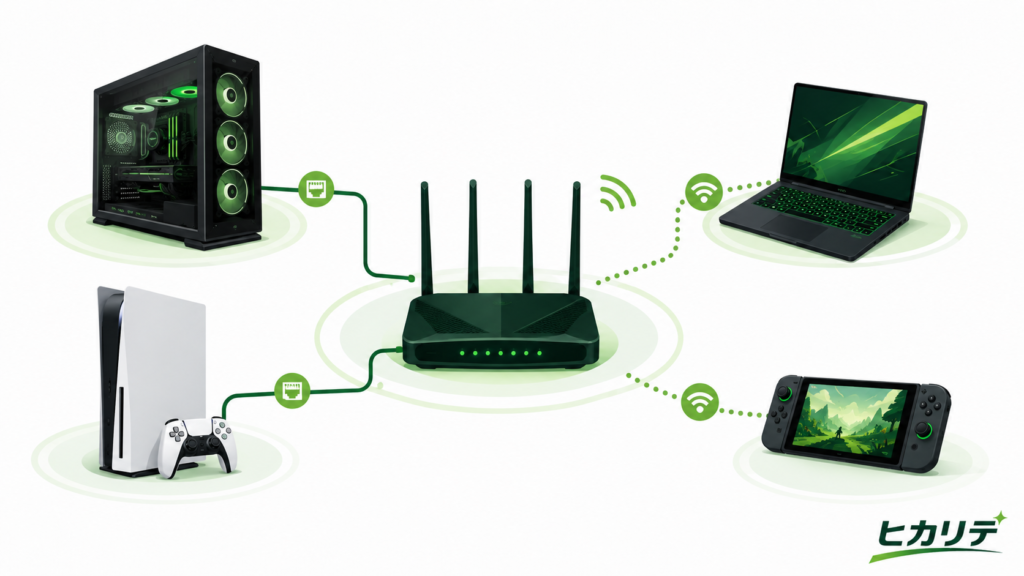 ゲーム向けのWifi