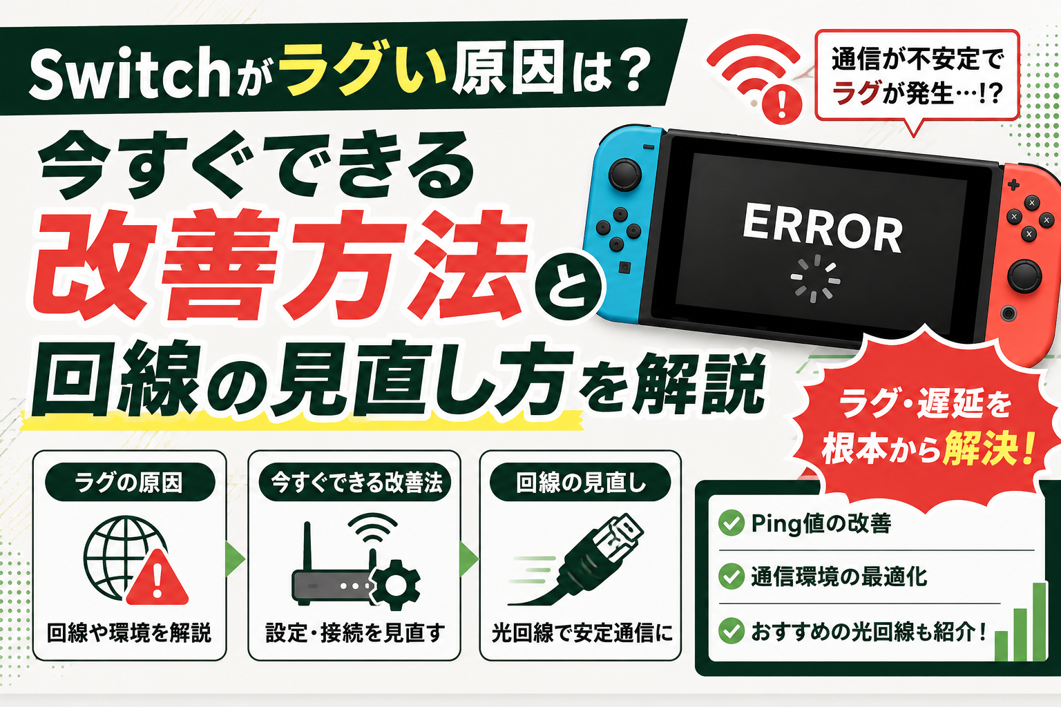 Switch　ラグい